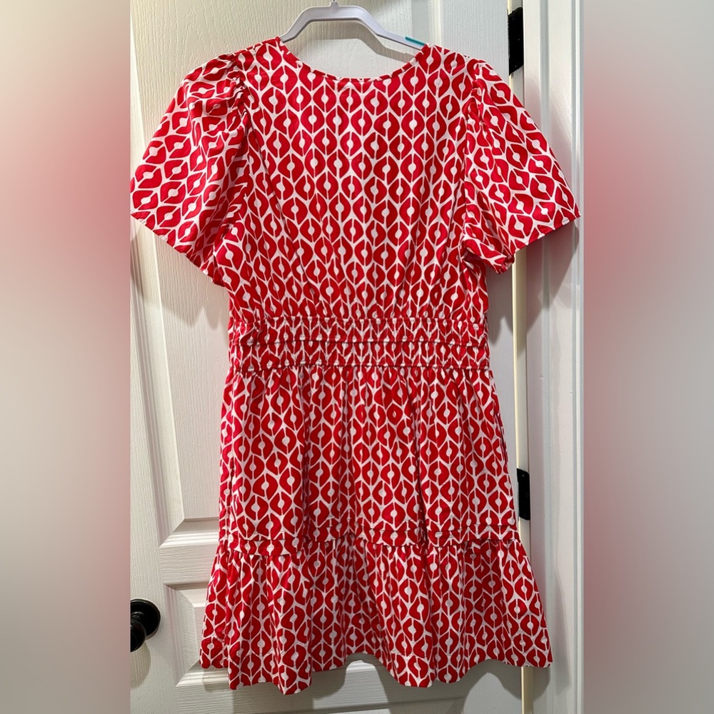 Anthropologie Somerset Collection Tiered A-line Cotton Every Day Play Dress TB5 - Picture 4 of 6